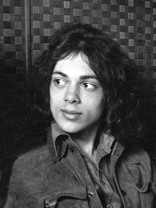 Black-and-white portrait of Andy Fraser