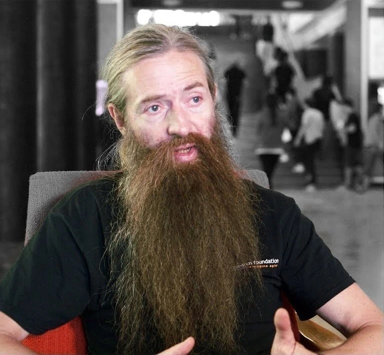 Aubrey de Grey speaking in an interview